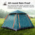 5-6 Person Automatic Speed-open Beach Tent Double Deck Tent Camping Tent With Mesh Portable Backpack 