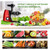 Aucma Juicer Machine Cold Press Juicer Machine with Quiet Motor and Reverse Function Recipes for High Nutrient Fruit Vegetable