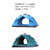 Automatic Camping Tent, 3-4 Person Family Tent Double Layer Instant Setup Protable Backpacking Tent 