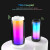 NEW Bluetooth Speaker Colorful Light 3D HiFi Full Screen Subwoofer Portable Audio TFCard AUX Interface For Phone Computer Laptop