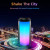 NEW Bluetooth Speaker Colorful Light 3D HiFi Full Screen Subwoofer Portable Audio TFCard AUX Interface For Phone Computer Laptop
