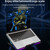 TISHRIC Six Fan Speed Regulation Gaming Laptop Cooler Heat Sink 10RGB Breathing LEDS Suit for 12-17 inch Laptop Stand Holder