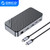 ORICO 10 in 1 Docking Station M.2 SSD Enclosure USB C 10Gbps PD 100W RJ45 SD/TF 4K Dock Station Plug and Play for Laptop 
