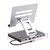 USB C Docking Station Laptop Stand Aluminum Mobile Bracket Hub PD USB3.0 Stand USB C Docking Station 