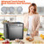 17-in-1 Bread Maker-Dual Heaters, 710W Machine Stainless Steel