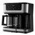 Farberware Side by Side Single Serve or 12 Cup Coffee Maker, Black with Stainless Inset