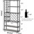 Roof Rack Bar Accessories Home S Light Grey Oak Wall Cellar for Wine Support for Wine Glasses Wood Metal Stackable Bakers Rack