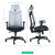 Adjustable Office Chair Ergonomic Executive Office Chair Fabric Mesh Swivel Computer Chair