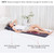COMFIER Massage Mat Full Body with Movable Shiatsu Neck Massage Pillow, 10 Vibrating Motors & 4 Heating Pads Massage Pad Grey