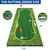 3.3X10ft Golf Putting Practice Mat Golfing Training Mat Outdoor with Balls Sport