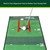 Indoor Putting Mat with Putt Alignment Training Aid, Golf Putting Green with Silicone Cup and Targets, Putting Matt for Indoors