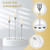 27 Pack Candles Holder, 9 Sets Taper Candlestick Holders Fit 0.75 Inch Thick Pillar , Long Candle Sticks Holder Decor,Silver