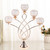 5-Arm Gold Crystal Candle Holder Pillar Table Centerpiece Wedding Decoration