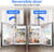 4.5 Cu.Ft Mini Fridge with Freezer, Single Door Small Refrigerator, Adjustable Thermostat