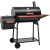 CC1830W 30 Barrel Charcoal Grill with Side Table, 627 Square Inches, Outdoor Backyard, Patio and Parties, Black