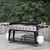 8-Burner Gas Grill 104,000 BTU Liquid Propane Grill Independently Controlled Dual Systems Outdoor Party or Backyard BBQ Black