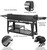 8-Burner Gas Grill 104,000 BTU Liquid Propane Grill Independently Controlled Dual Systems Outdoor Party or Backyard BBQ Black