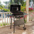 3 Burner Propane Gas Grill 27 450 Square Meters Black Outdoor Grill 47.04 X 22.36 X 41.53 Inches