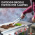 Flat Top Grill with 4 Burners–Premium Propane with Outdoor Grill Cart –Stainless Steel