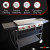 Flat Top Grill with 4 Burners–Premium Propane with Outdoor Grill Cart –Stainless Steel