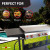 Flat Top Grill with 4 Burners–Premium Propane with Outdoor Grill Cart –Stainless Steel