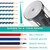 Automatic Electric Pencil Sharpener Large Heavy Duty For 6-12mm Colored Pencils Mechanical USB 