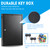100 Position Metal Valet Key Cabinet Lock Box with Key Tags,