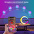 Wireless Charger Atmosphere Lamp, 2024 New Intelligent LED Table Lamp, Bluetooth Speaker, Dimmable Night Light