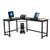 Two Colors L-Shaped-Shaped Desktop Computer Desk  Computer Table PC Desk Rotating Corner Desk 