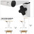 Mobile Standing Laptop Desk Rolling Laptop Workstation