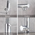 Bright Chrome Spring Pull Down High Kitchen Faucet Hands Sprayer Head with Lock Hot cold Water Kitchen Mixer Tap Swivel Spout