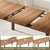 Feonase 63" Extendable Dining Table, Modern Farmhouse Dining Room Table for 4-8, Wooden Kitchen Table for Small Space,