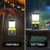 Jarxin 3Packs LED Camping Lantern Rechargeable 1000LM, 4500mAh Power Bank, IP44 Waterproof Lantern Flashlight