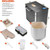 Bread Maker-Dual Heaters, 710W Machine Stainless Steel with Gluten-Free
