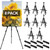 8 Pack Painting Display Easel Stand Portable Adjustable Metal