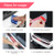 Rear Bumper Guard Protector for Car, Universal Black Rubber Scratch-Resistant Non-Slip Trunk Door Protector for Most Cars, Car Exterior Accessories (Black/Red)
