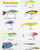 Fishing Lure Kit for Freshwater Bass, Fishing Tackle Set for Beginner Adults Including Crankbaits Spinnerbaits Topwater Baits Kit
