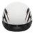 (Blade, XX-Large) Cruiser Flat White Motorcycle Half Helmet