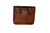 Motorcycle Large Saddle Tan color Studed 2 Strap Real leather Saddlebag Biker Bag