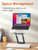 tounee Telescopic Laptop Stand for Desk with 360° Swivel Base, Sit to Stand,