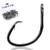 FishTrip Circle Hooks Saltwater for Catfish - 25pcs Offset 3X Strong Fishing Hook Wide Gap