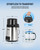 CO-Z 1.1 Gallon Water Distiller, 1750W Countertop Distilled Water Machine with Glass Container Dual Temperature Display Timer