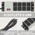 2PCS Heavy Duty Power Strip Surge Protector 20 AMP, 8 Outlets 12 Gauge Industrial Shop Garage Metal Multiple Outlets