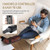 Leg and Foot Massager with Heat, Air Compression Leg Massager for Circulation and Pain Relief
