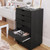 7 Drawer Dresser, Storage Cabinet for Makeup, Tall File Cabinet Chest of Drawers for Closet and Bedroom, Black
