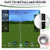 Golf Impact Screen with Upgraded Grommet Slings, 3D Air Mash Golf Simulator | Indoor, Outdoor