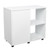 Three Layers Left Frame Right Cabinet MDF And PVC Wooden Filing Cabinet White File Cabinet Storage With 4 Wheels