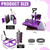 Combo 5 in 1 12‘’ x15‘’ Heat Press Machine + tumbler Heat Press Hat Plate Cap Printing Heat Transfer | Purple