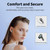 Bluetooth Headphones True Wireless Earbuds 60H Playtime LED Power Display Earphones w/Charging Case