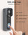 Doorbell Camera Wireless No Subscription - Wireless Video Doorbell with Chime, Doorbell with Camera 1080P Grey, Voice Changer